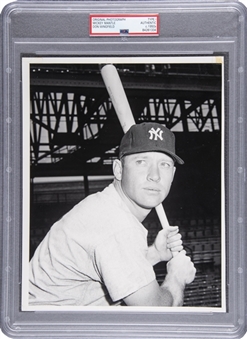 1950s Mickey Mantle New York Yankees Original Don Wingfield Type 1 Photograph (PSA/DNA)